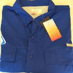 NWT 2XLT Men's Ocean & Coast Fishing Shirt